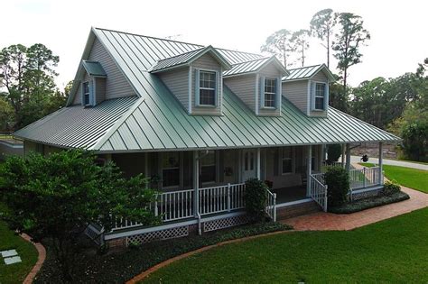 green metal roof house ideas|14 foot green metal roofing.